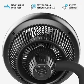 Cr1031006 Vornado 623 Air Circulator Fan Mid-size Whole Room Black #2