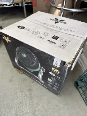 Cr1038917 Vornado Exo51 Small Heavy Duty Air Circulator Shop Fan Ip54 Rated Motor #2