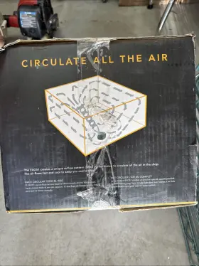 Cr1038917 Vornado Exo51 Small Heavy Duty Air Circulator Shop Fan Ip54 Rated Motor #3