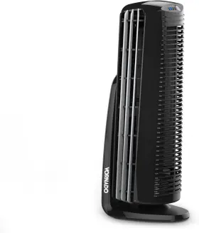 Fa1-0062-06 Vornado Duo Small Room Tower Air Circulator Fan Black 14 Inch