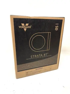 Fa1-0231-06 Vornado Strata 8t 7 Inch 10 Speed Tower Fan In Black With Oscillation