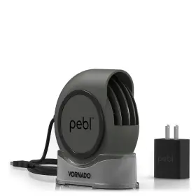 Fa1-0235-82 Vornado Pebl Portable Usb Desk Fan With Magnetic Base 2 Small Graphite Gray