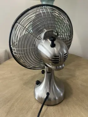 Fa1006006 Vornado Silver Swan S Vintage 3-speeds Oscillating Fan Stainless Steel Heavy #2