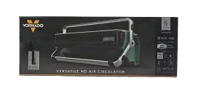 Fa1-0216-17 Vornado Pg3-2312-17 Bxr Hd Heavy Duty Convertible Tower Fan Black Used