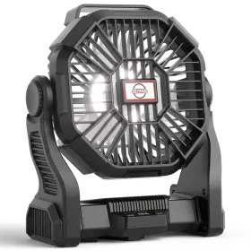 Vosfeel 977946622976 Portable Camping Fan 20000mah Battery Powered Rechargeable Personal With Led