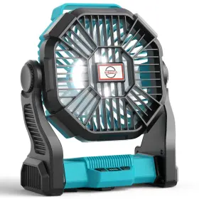 Vosfeel 977946622983 Portable Camping Fan 20000mah Battery Powered Rechargeable Personal With Led