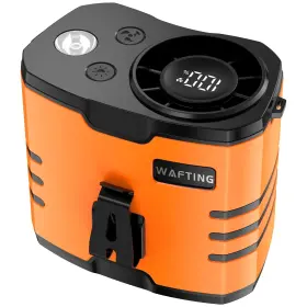 Wafting 635405717729 Portable Waist Fan - High-speed Belt 10-speed Adjustable 10000mah
