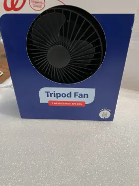 Walgreens 195602140305 Brand 3 Speed Tripod Fan