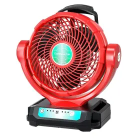 Dcf102-mwq Waxpar 18v Fan Compatible With Milwkee Battery Cordless High Velocity