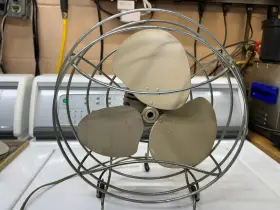 10pwv2 Westinghouse Vintage 10 Inch Fan Death Star Ball Motor Excellent Condition