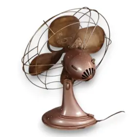 16sd3 Westinghouse 16 Inch Oscillating Retro 3 Speed 4 Blade Fan Bronze Vintage 1950 #3