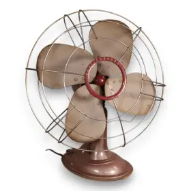 16sd3 Westinghouse 16 Inch Oscillating Retro 3 Speed 4 Blade Fan Bronze Vintage 1950