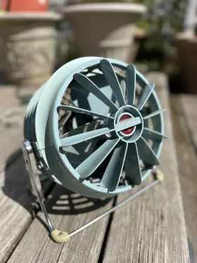 R-1020 Westinghouse Vintage 1950s Riviera Table Fan Working Retro Green 2 Speed