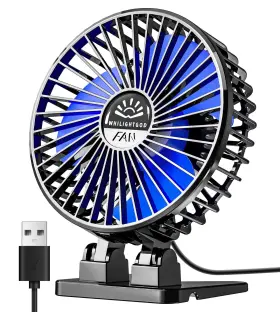 Whilightgod 628868920448 Desk Fan Usb For Mini 3 Speed Rotation Strong Wind Protable Sm