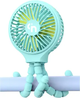 Wihoo 445031245236 Portable Stroller Fan 11h Ultra-long Battery Life 3 Speed 360 Rotate Usb
