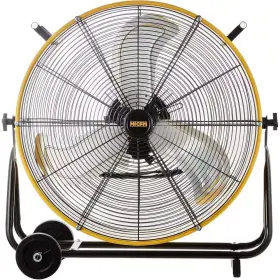 8300 Wock 313115928917 Hicfm 24 Inch Yellow Industrial Drum Fan Cfm High Velocity 3-speed Metal Fa