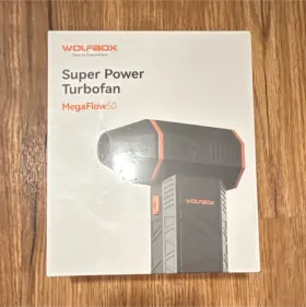 Mf-50 Wolfbox Megaflow50 Super Power Turbofan Portable Fan Black Outdoor Car