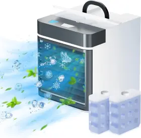 B0c6m4yxyk Wolmund Portable Air Conditioner Upgraded Mini Personal Cooler Fan With Anti-leakag