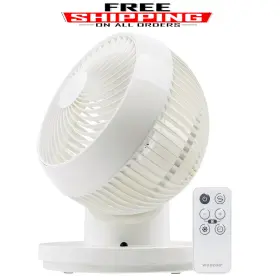 302943 Woozoo 360 Degree Oscillating Personal Fan White