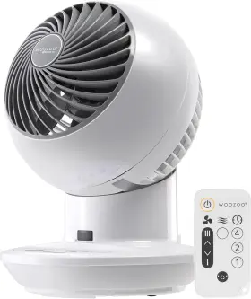 Pcf-sc12 Woozoo 594041 Air Circulator Fan With Remote Oscillation 3 Speeds 52ft Max