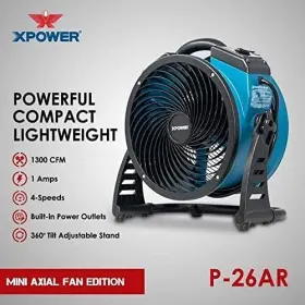 P-26ar X-power Xpower Industrial Axial Air Mover Blower Fan With Build-in Blue #3