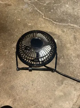 Xasla 677222612290 4 Inch Small Usb Desk Fan Mini Quiet With Metal Construction And Strong Ai
