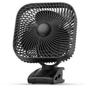 Xasla 798623044470 Rechargeable Portable Fan With Light 8-inch Battery Operated Clip On 20
