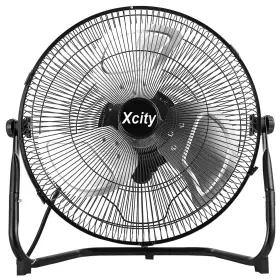 Fanfloor14v1 Xcity 14 Inch Floor Fan Max 2100 Cfm Industrial 3-speed And 360 Adjustable Ti