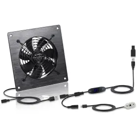 B0f38lt3ts Xiaoqijia 120mm Usb Dc Silent Cooling Fan 10-speed Adjustable For Av Cabinets Rvs
