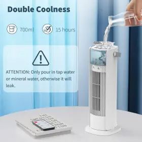Xiurei 723496957947 16ftft Tower Fan Misting With 700ml Tank 90 Oscillating Remote Bl #3