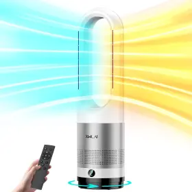 Xwl-18 Xwlai Bladeless Heater And Fan Combo 22 Inch Tower With Remote Tip-over Ove