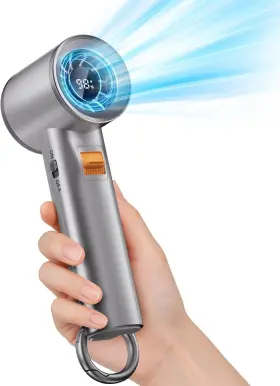 Wt-f89 Xyphora Portable Handheld Turbo Fan For Outdoor 5000mah Mini Grey