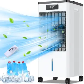 24116 Yiju Portable Air Conditioners 3-in-1 Evaporative Cooler With 4 - Scratch And Dent