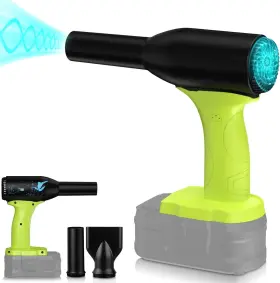 Ryb-vfan-00040 Yuhdwre 3 Gear Cordless Blower Fan For Ryobi 18v Li-ion Battery 90000rpm Com