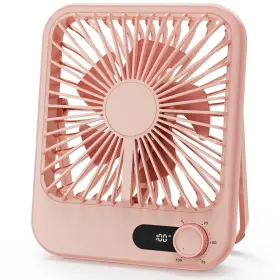 Sk-1001 Zaardend Travel Fan For Sleeping Portable Rechargeable With 100 Speed W Inch