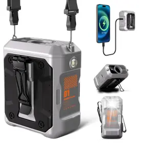 Zhzwwa01 Zhzw 2025 Upgrade 10000mah Waist Clip Fan Portable Personal With 18000rpm Str