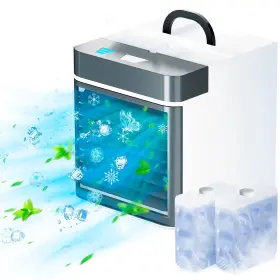 Ac-ziloes-02 Ziloes Portable Air Conditioner Upgraded Mini Personal Anti-leakage Water Ice Cooli