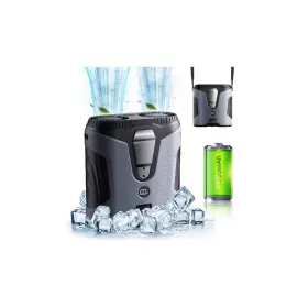 21700-50ec Zodinn 2025 Portable Waist Fan Rechargeable 10000mah And 100 Speeds Personal With