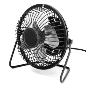 692812 Zomtop 4 Usb Mini Desk Fan - Quiet Powerful And Metal Black