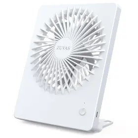 Zuvas 781159221446 Desk Fan Battery Operated Rechargeable 180 Tilt Folding Personal Fa