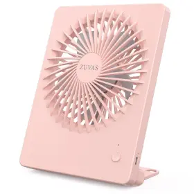 Zuvas 781159221781 Desk Fan Battery Operated Rechargeable 180 Tilt Folding Personal Fa