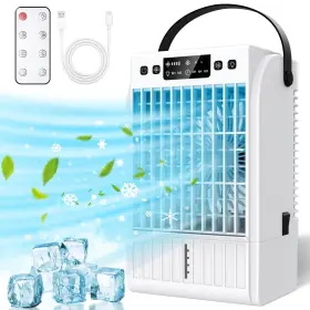 Pac03 Zxtbs Portable Air Conditioners 4 Wind Speeds 1500 Ml Quiet Ac With Remot