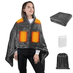 Cordless Heated Shawl 10000MAH Power Bank - Wearable Blanket With.... Fixed Price $65.74.