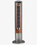 Lasko Tower Fan Remote Control Oscillation Timer Ionizer Gray Brown Wood Effect. Fixed Price $75.67.