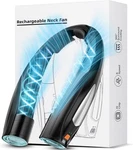 Hionly Ai Neck Fan, 6 Speeds Adjustable Portable Personal Rechargeable, Fast. Fixed Price $44.08.