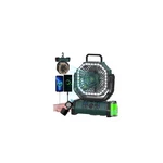 Adust Camping Battery Operated Powered Fan With Led Lantern Light 2... Fast Ship. Fixed Price $68.67.