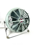 Fabb Art Deco Westinghouse Riviera Mcm Table / Desk 2 Speed Tilt Fan Works Great. Fixed Price $160.00.