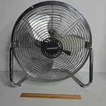 Vtg Lakewood 3 Speed Tilting Metal Jobsite Fan Model HV-14 Tested Working. Fixed Price $116.98.