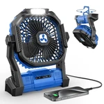 Portable Fan Rechargeable, Cordless Battery Powered With Led Lantern 2000.... Fixed Price $42.26.