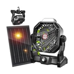 10400MAH Solar Fan With Led Lantern, Camping Panel, ... Fast Ship. Fixed Price $52.96.